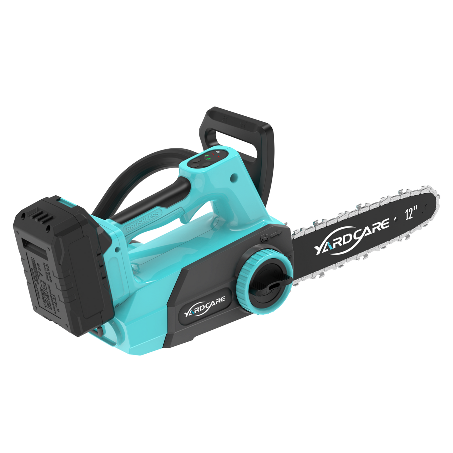 YARDCARE 12" bürstenlose Akku-Kettensäge