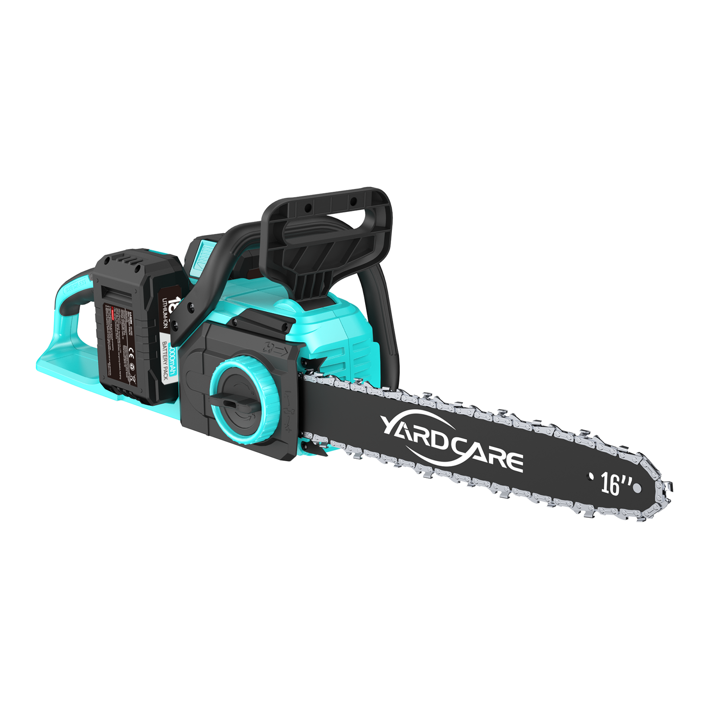 YARDCARE 16" bürstenlose Akku-Kettensäge