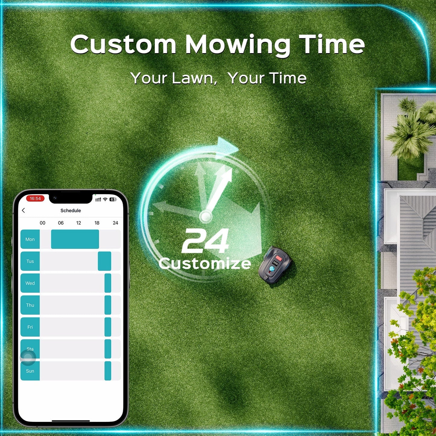 YARDCARE M800PLUS Mähroboter