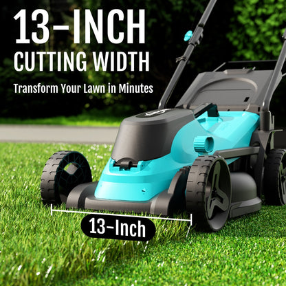 YARDCARE 13" bürstenloser Akku-Rasenmäher