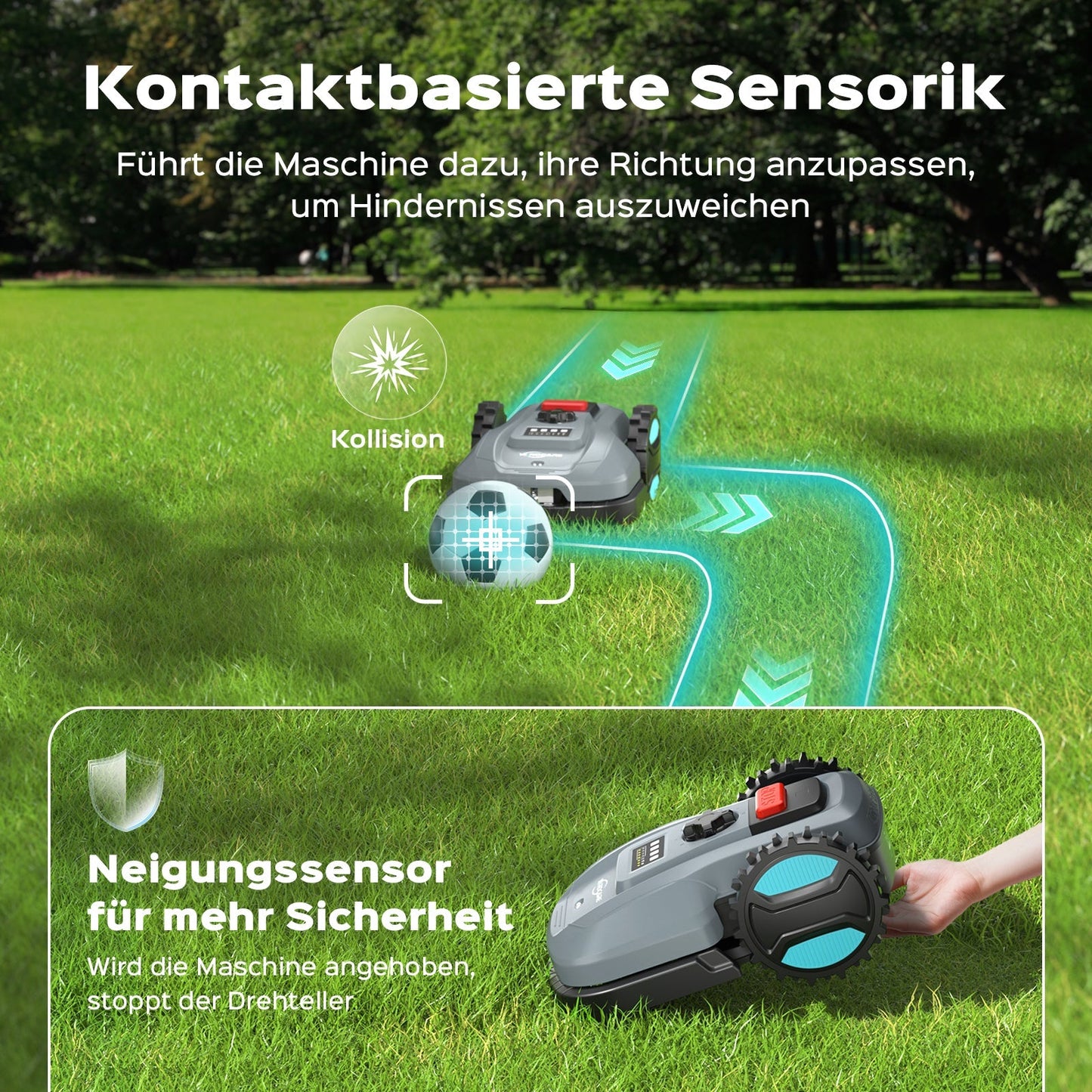 YARDCARE E400 Mähroboter