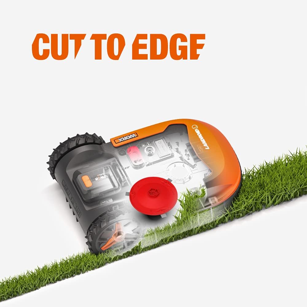 WORX M WR141E Mähroboter 500 m² für kleine Gärten, Akku & Selbstfahrend