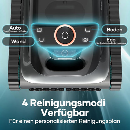 AIPER Scuba S1 Kabelloser Poolroboter, Boden & Wand, Navigation 2.0, 150 Min Laufzeit, bis 150㎡