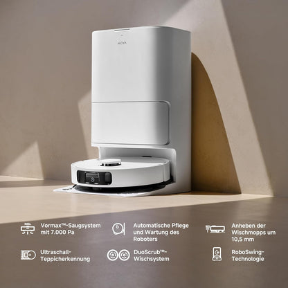 Mova E30 Ultra, 7.000Pa, Selbstreinigung, 10,5 mm Hebemopp, Teppicherkennung