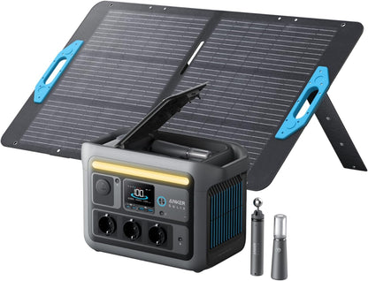 Anker SOLIX C800 Plus Powerstation 768Wh, 1200W (1600W Peak), mit 100W Solarpanel