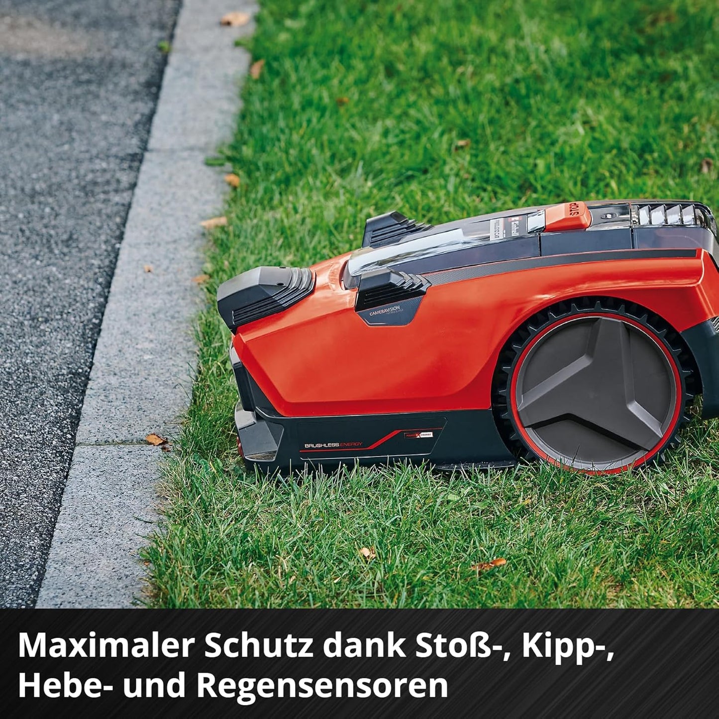 Einhell FREELEXO 500, 18V, Kamera, 500m², Brushless, 25% Steigung