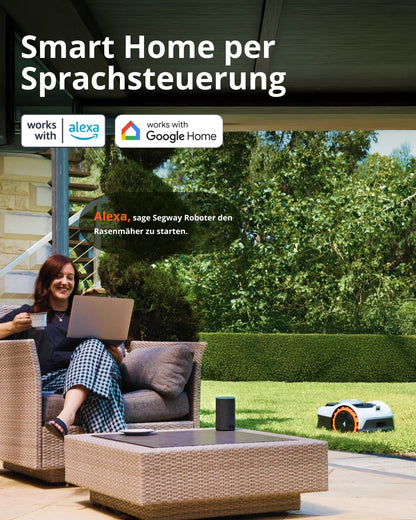 Navimow i105E Mähroboter 500 m², RTK+Vision, Igelschutz & KI