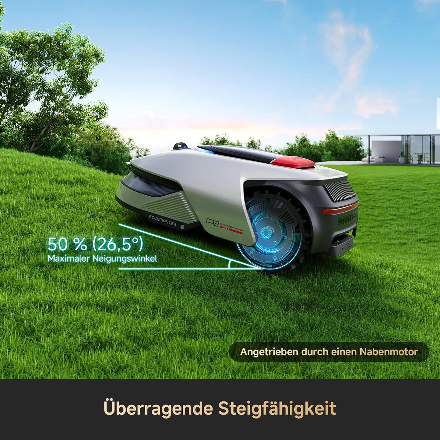 DREAME A2 Mähroboter 3000 m², Dual-Fusion & OmniSense
