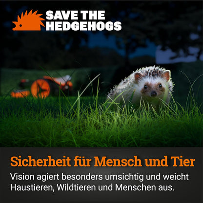 WORX Vision M800 Mähroboter 800 m² ohne Kabel, KI & Igelschutz