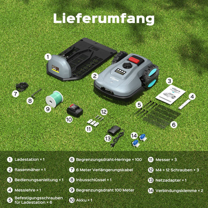 YARDCARE E400 Mähroboter